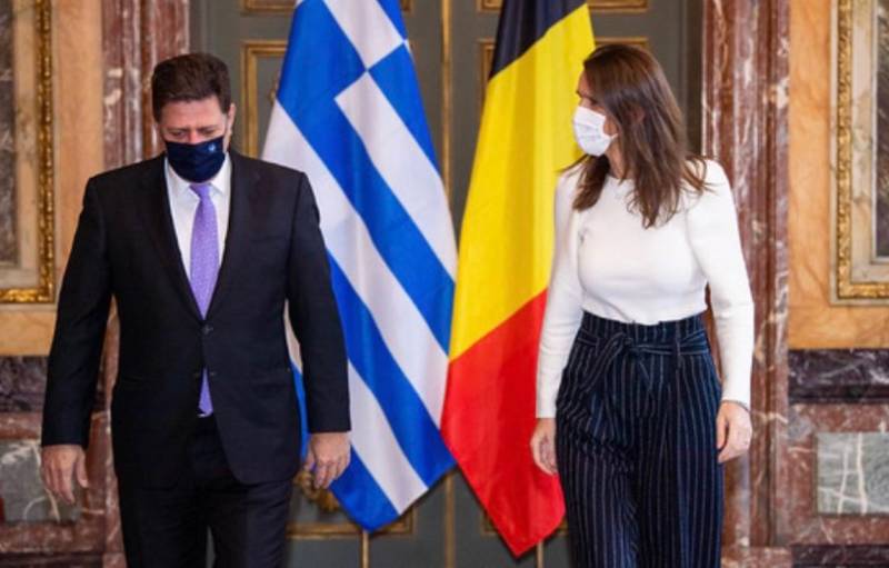 Βαρβιτσιώτης: Συναντήθηκε με την αναπληρώτρια πρωθυπουργό του Βελγίου