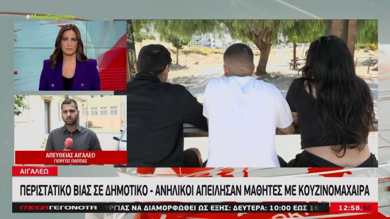 Περιστατικό βίας σε δημοτικό σχολείο- Ανήλικοι απείλησαν μαθητές με κουζινομάχαιρα (βίντεο)
