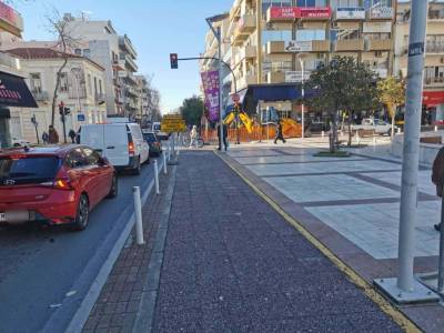 Πρόταση για καλύτερη σήμανση σε κλειστούς δρόμους λόγω των εργασιών στην Καλαμάτα