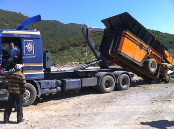 Τα μηχανήματα της RAM στη Μαραθόλακκα 