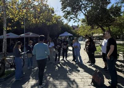 Ιστορικοί περίπατοι της ΚΝΕ σε Καλαμάτα και Σπάρτη