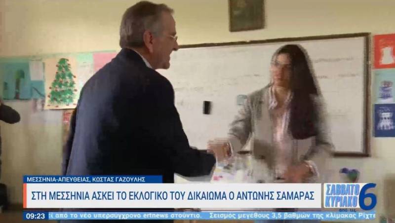 Εκλογές 2023: Ψήφισε στην Πύλο ο Αντώνης Σαμάρας (Βίντεο)