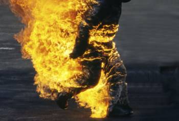 Ηλικιωμένος προσπάθησε να... αυτοπυρποληθεί στην Ε.Ο. Πύργου - Τρίπολης