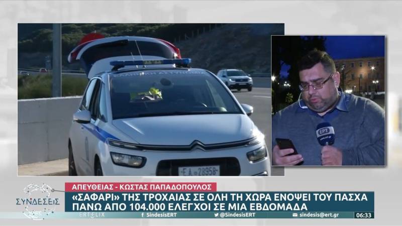 «Σαφάρι» της τροχαίας σε όλη τη χώρα ενόψει του Πάσχα