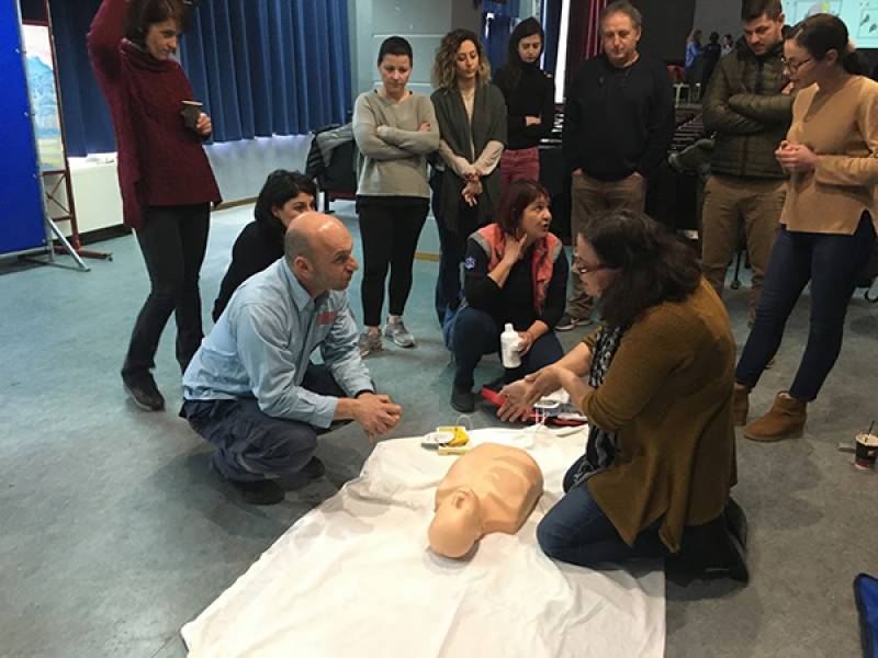 Εκπαίδευση παροχής πρώτων βοηθειών έγινε στην Κυπαρισσία