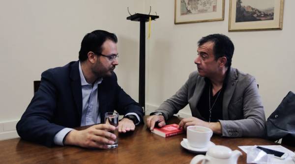 Ποτάμι και ΔΗΜΑΡ συμφώνησαν πως επιζητούν βιώσιμη συμφωνία με την ΕΕ