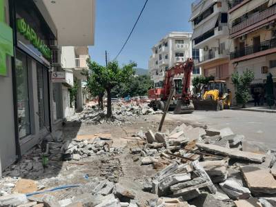 Ξεκίνησαν οι εργασίες ανάπλασης στην Ψαρών