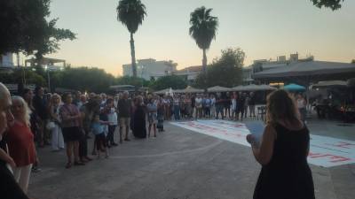 Συγκέντρωση διαμαρτυρίας για τα Τέμπη στην Κυπαρισσία (βίντεο)