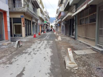 Καλαμάτα: Σταματημένα τα έργα σε Αναγνωσταρά, Υπαπαντή και Ναυαρίνου