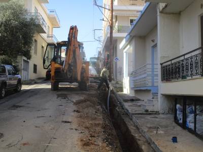 Σε εξέλιξη η αντικατάσταση του δικτύου ύδρευσης στην Καλαμάτα
