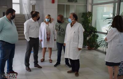 Ενημέρωση Βασιλόπουλου στο Κέντρο Υγείας Καλαμάτας