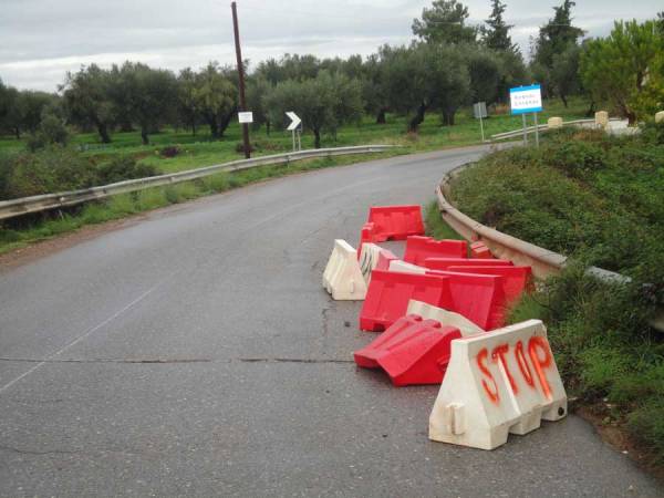 Aπό εργολαβία η ενίσχυση  σε γέφυρα στους Χράνους