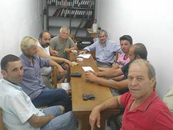 Συνάντηση Πετράκου με κτηνοτρόφους Τριφυλίας