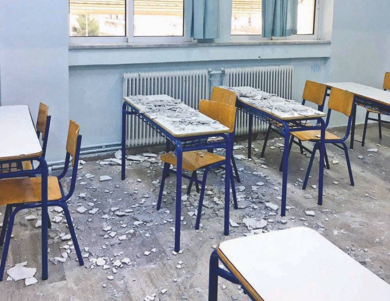 Η ΚΝΕ για τους σοβάδες στο 1ο Λύκειο Καλαμάτας