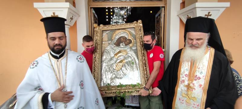 Επέστρεψε στη Δήμιοβα η εικόνα της Παναγίας