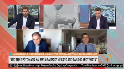 Σαρηγιάννης: Από την Πρωτομαγιά και μετά θα πέσουμε κάτω από τα 5.000 κρούσματα (Βίντεο)