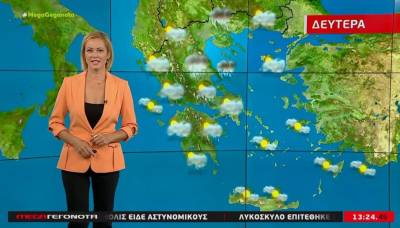 Άστατος ο καιρός την Δευτέρα - Αναλυτική πρόγνωση (Βίντεο)