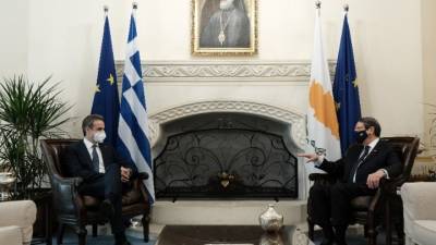 Μητσοτάκης: Κορυφαία προτεραιότητα της ελληνικής εξωτερικής πολιτικής η εξεύρεση βιώσιμης λύσης στο Κυπριακό (Βίντεο)