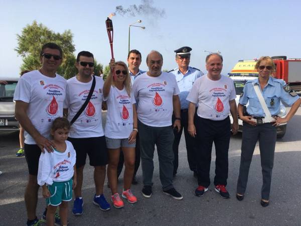 Η φλόγα των αιμοδοτών στην Τριφυλία