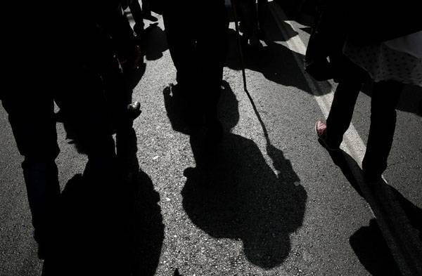 Καλαματιανοί συνταξιούχοι σε διαμαρτυρία στην Αθήνα