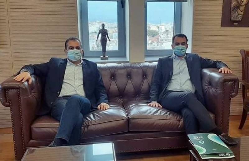 Χαρίτσης με Βασιλόπουλο για θέματα του Δήμου Καλαμάτας