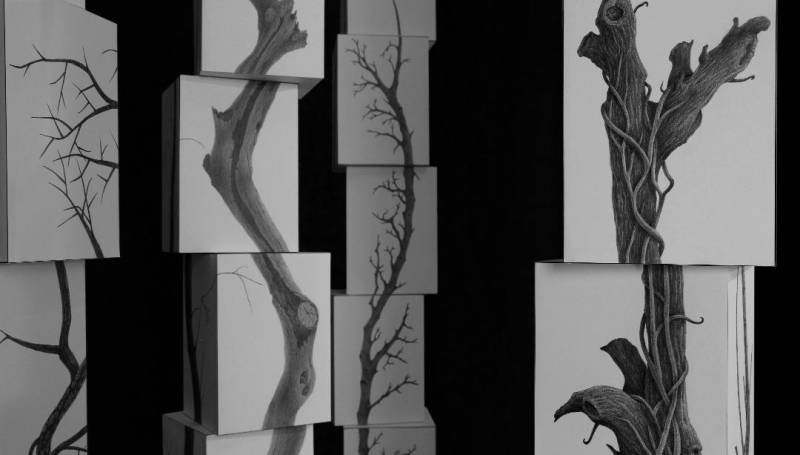 Εικαστική εγκατάσταση στο Υπαίθριο Μουσείο Υδροκίνησης