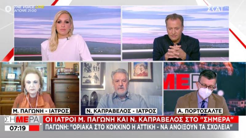 Παγώνη: Να ανοίξουν τα σχολεία με τεστ σε μαθητές και καθηγητές κάθε εβδομάδα (Βίντεο)