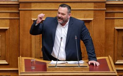 Άγριο επεισόδιο με βουλευτή της Χρυσής Αυγής στη Βουλή (Βίντεο)