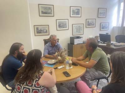 Συνάντηση Πτωχού με Ενωση Συλλόγων Γονέων και Κηδεμόνων Δήμου Καλαμάτας