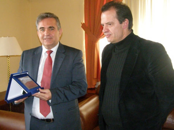 Επίσκεψη του Τ. Αποστολόπουλου στην Κορινθία