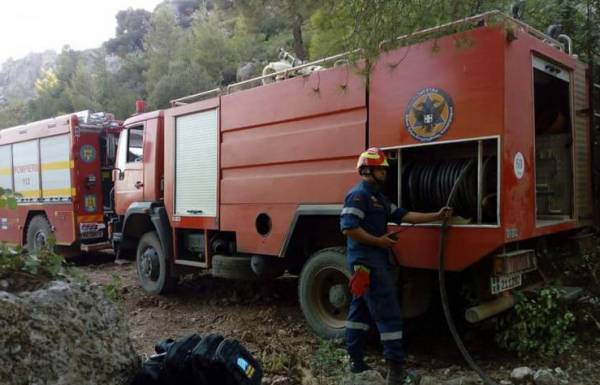 Σε ύφεση η φωτιά στην περιοχή Αβραμιάνικα του δήμου Ανατολικής Μάνης