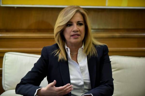 Ομιλία Φώφης Γεννηματά τη Δευτέρα στην Καλαμάτα