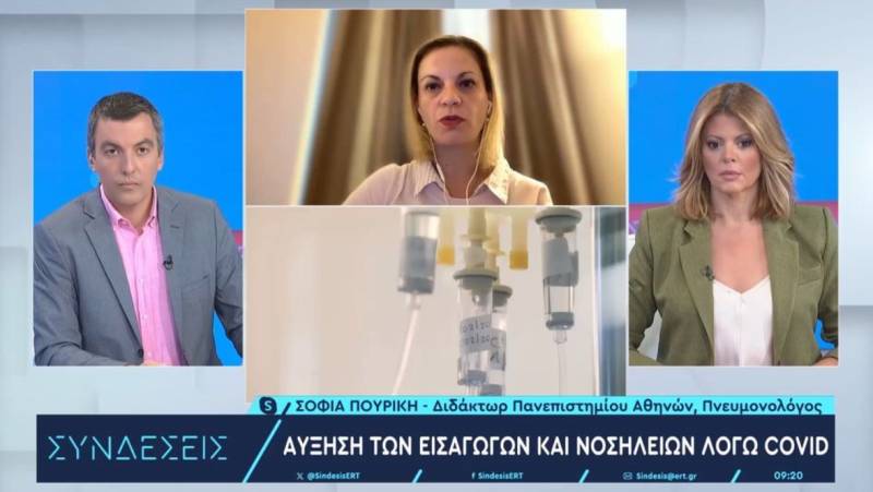 Αύξηση των νοσηλειών λόγω κορονοϊού - «Να εμβολιαστούν οι ευπαθείς, οι άνω των 60 ετών και οι έγκυες» λέει πνευμονολόγος (Βίντεο)