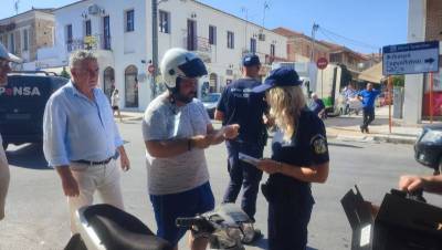Μεσσηνία: 14 κλήσεις σε οδηγούς δικύκλων για κράνος