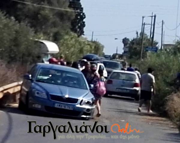 Τροχαίο ατύχημα στο ύψος του Λαγκούβαρδου