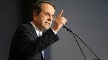 Σαμαράς: Ο ΣΥΡΙΖΑ εξυπηρετεί βολεμένους και κερδοσκόπους της δραχμής
