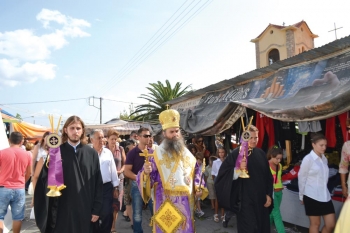 Γιορτάστηκε η Υψωση του Σταυρού στην Κυπαρισσία