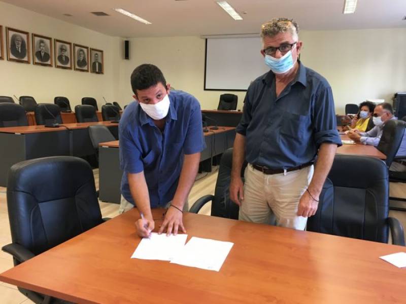 Ο Γιάννης Σαμπαζιώτης στο Συμβούλιο Κοινότητας Κυπαρισσίας