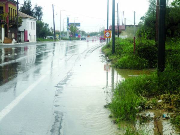 Ανάδοχος για τα όμβρια από Θουρία έως το Νοσοκομείο