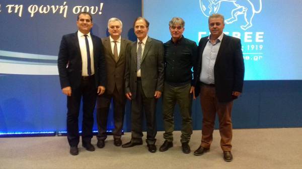 Τιμήθηκε ο επίτιμος πρόεδρος της ΟΕΒΕΣ Μεσσηνίας Θ. Μπαζίγος