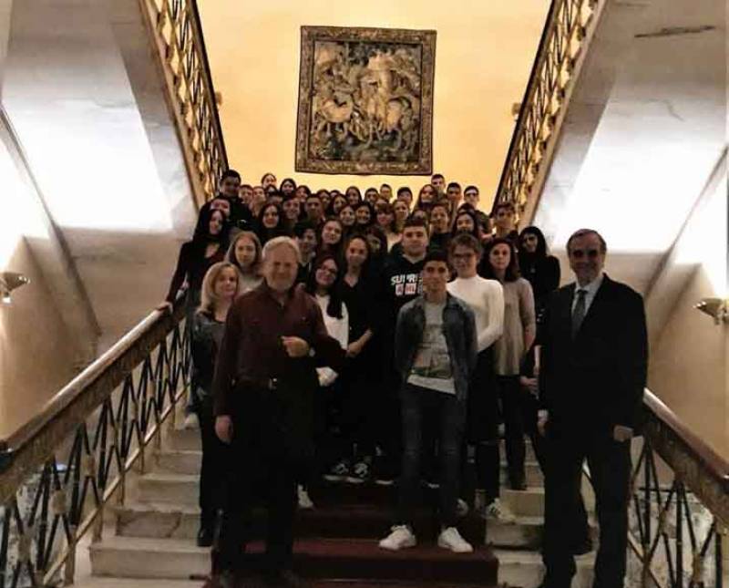 Στη Βουλή των Ελλήνων μαθητές του Γυμνασίου Πύλου (φωτογραφίες)