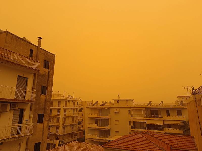 Σκηνικό... Σαχάρας στην Καλαμάτα (Φωτογραφίες+βίντεο)