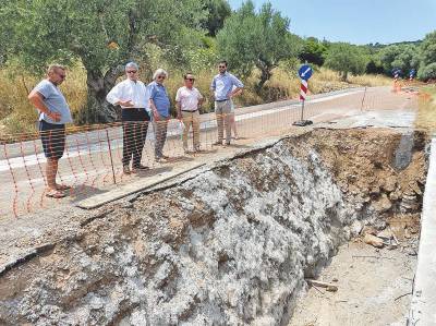 Έργο αντιστήριξης στο δρόμο Κάκκαβα – Σιδηρόκαστρο