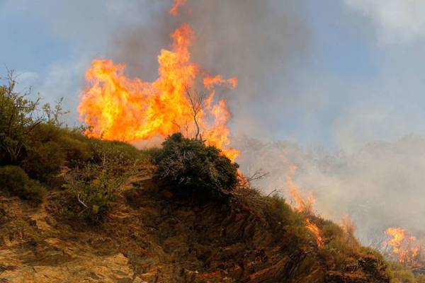 Διπλή η εστία της πυρκαγιάς στον Ταΰγετο - Υποψίες για εμπρησμό (βίντεο)