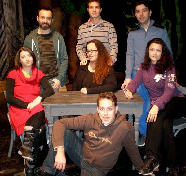 Πρόβες για την παράσταση "Αλίμονο στους νέους"