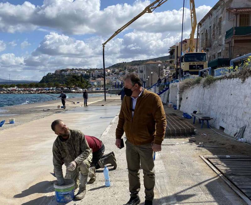 Εργασίες αποκατάστασης ζημιών στα λιμάνια της Πυλίας