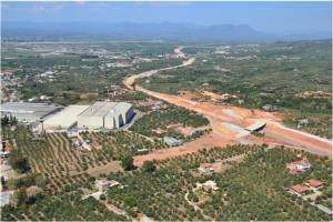 Εντυπωσιακές αεροφωτογραφίες από τον περιφερειακό της Καλαμάτας