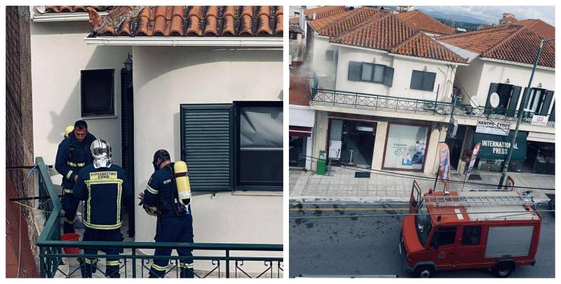 Αναστάτωση από πυρκαγιά σε διαμέρισμα στην Κυπαρισσία