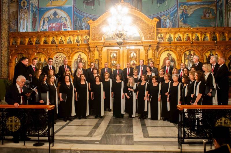 Χορωδιακή συνάντηση θρησκευτικής μουσικής στους Ταξιάρχες