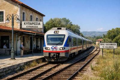 Ράγες που ενώνουν…: Η επανασύνδεση Κυπαρισσίας – Καλαμάτας ως αναπτυξιακή προοπτική